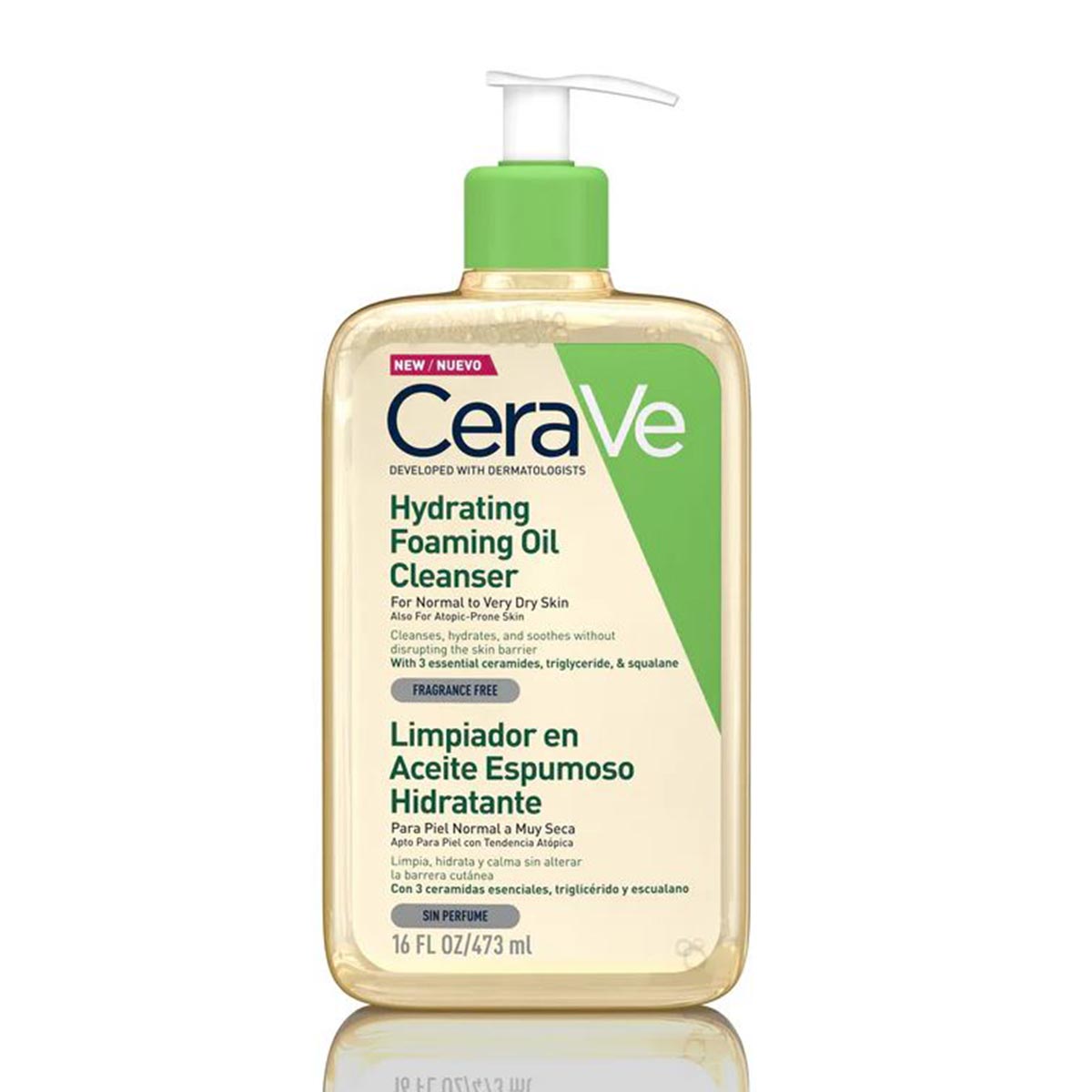 Cerave Hydrating Oil Espuma Limpiadora 473Ml